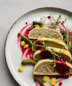 Pasztet z kaczki z żurawiną i majerankiem i brusznicą (ok 500 g)